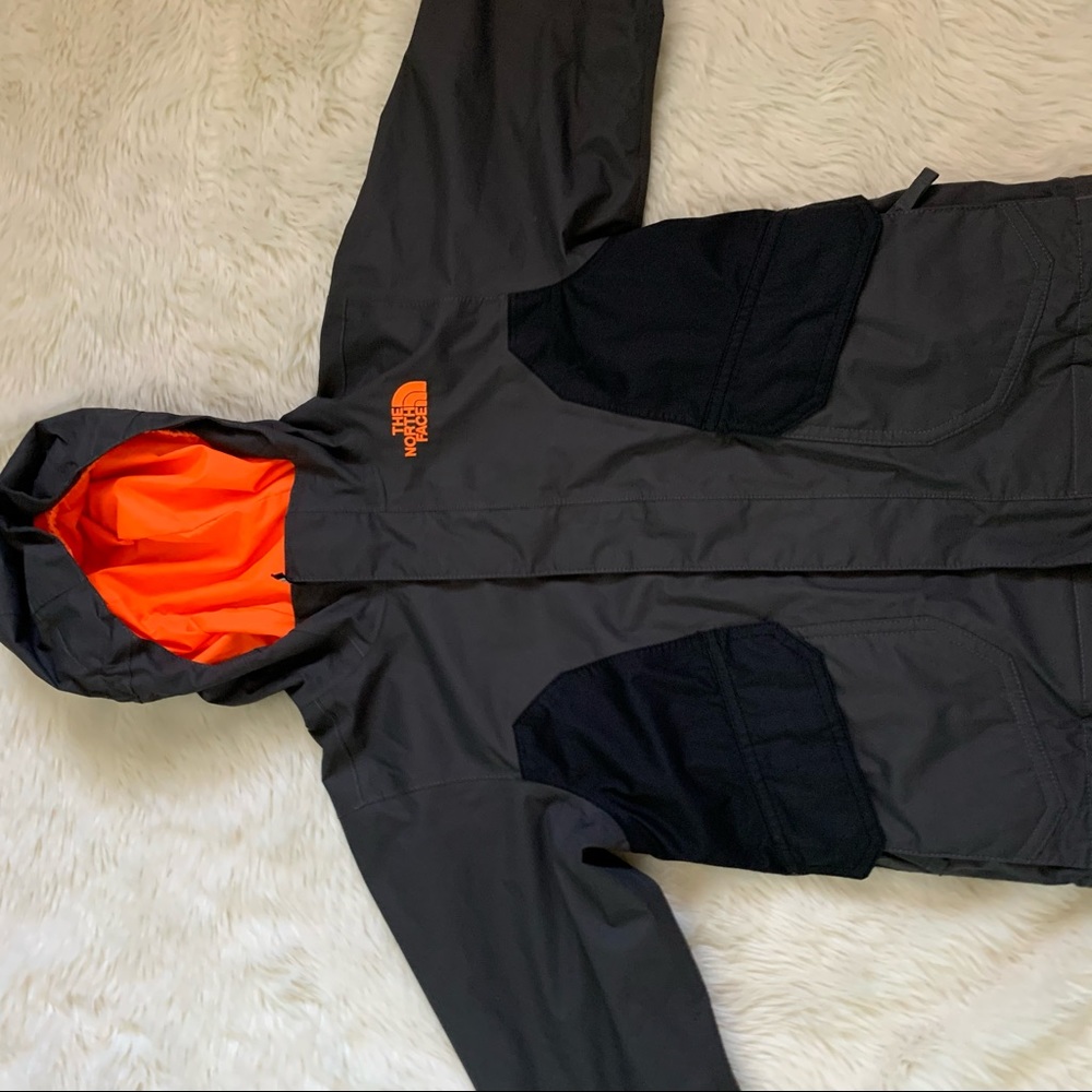 SOLD Boy’s Gray & Orange North Face Jacket